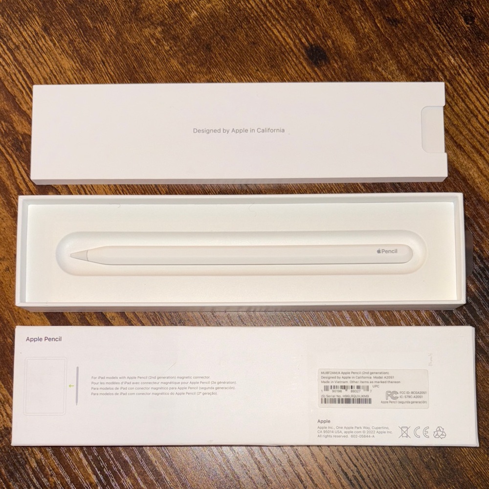 Apple Pencil 2nd Gen - Sleek White  New Open Box